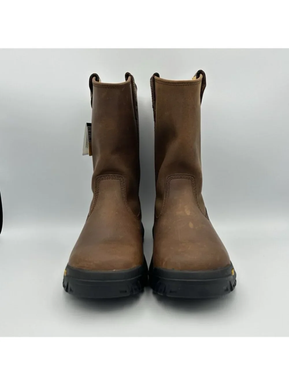 Caterpillar  Drawbar Men's Size 7.5 US Brown Leather Pull-On Work Boots F2892-18